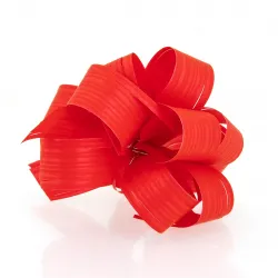 Red Raffia Pull-Bow Ribbon